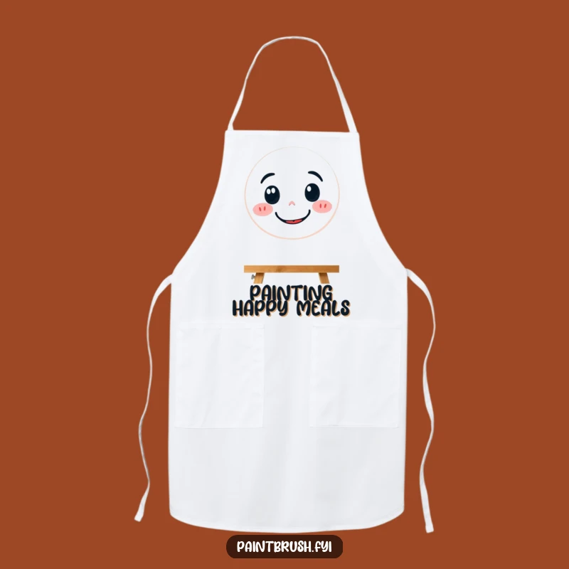 Funny Determined Paintbrush Apron: Cook and Create with a Smile