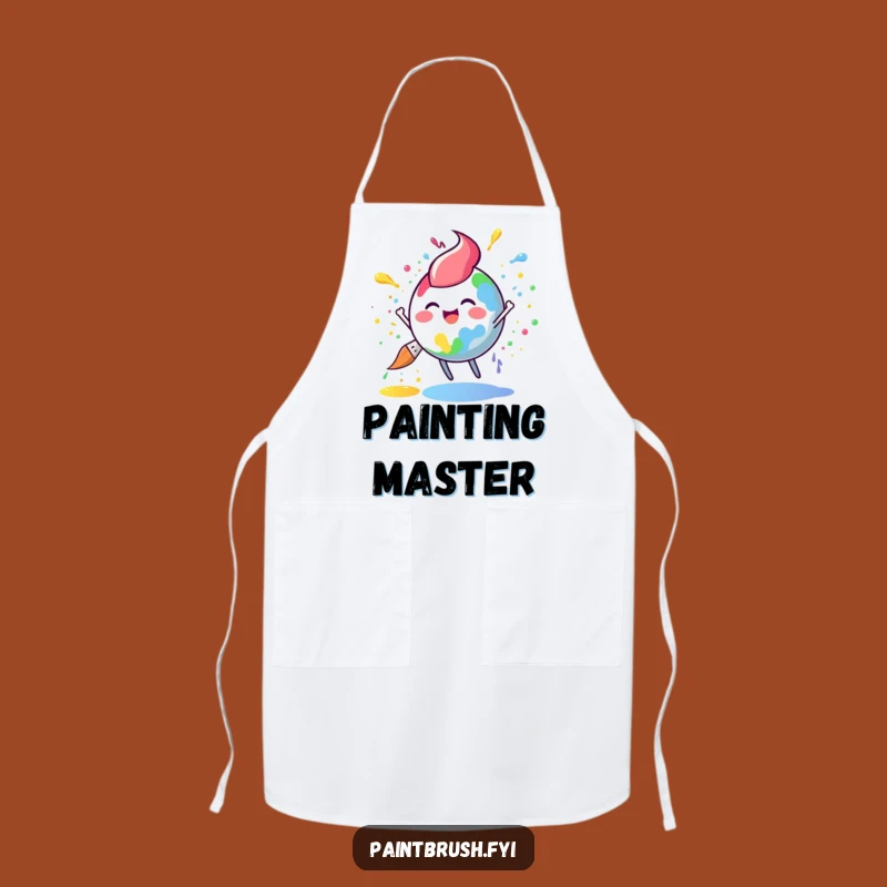 Funny Paintbrush Apron: Protect Your Clothes with Artistic Fun