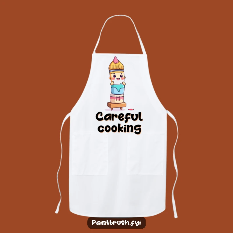 Funny Paintbrush Apron: Tame the Creative Chaos in Style