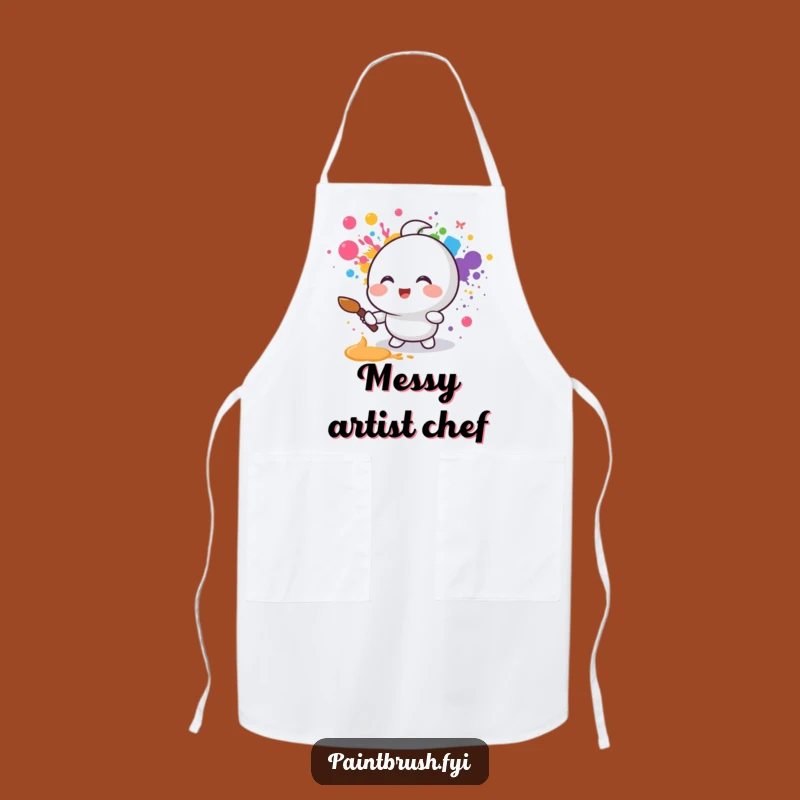 Funny Rainbow Painter Apron - Create Art with Joyful Style!