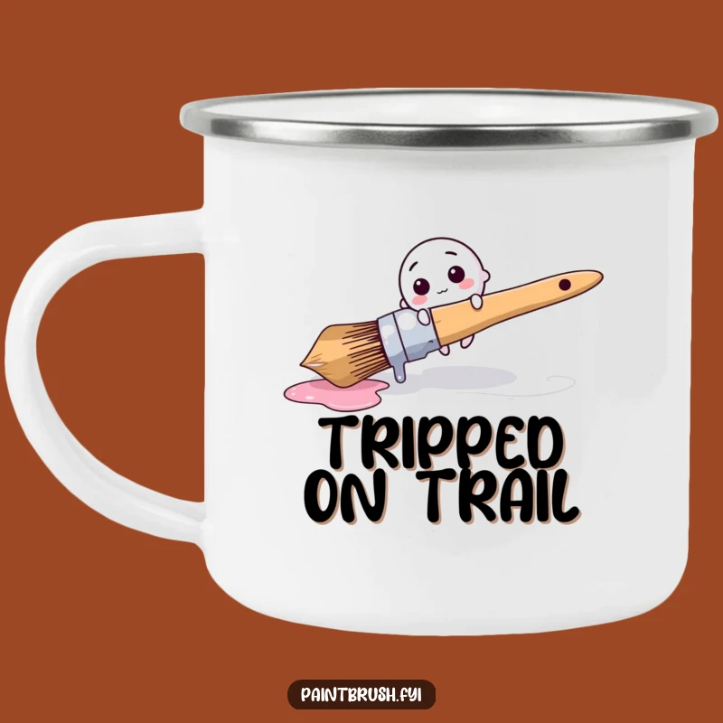 Funny Camping Mug: Comical Brush Trip Adventure - Best Funny Gift