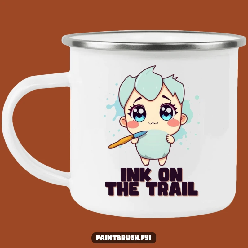 Funny Camping Mug: Ink Splotch Scare - Awesome Funny Gift