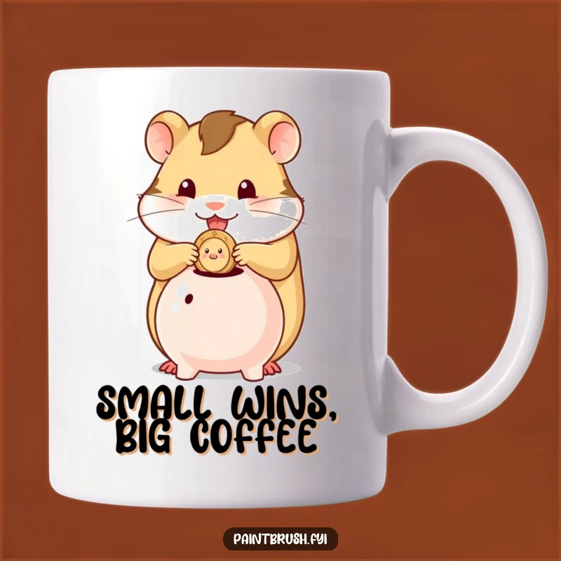 Funny Hamster Saver Mug: Perfect Gift for Frugal Friends and Savers