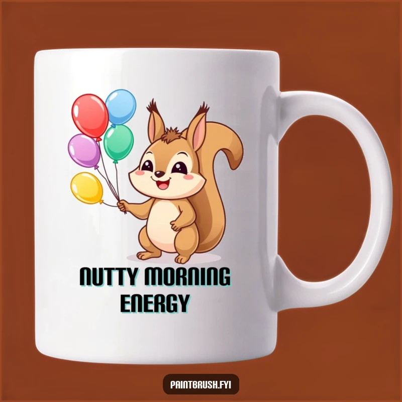 Funny Juggling Squirrel Mug: Joyful Fun, Perfect Funny Gift for Acorn Collectors!