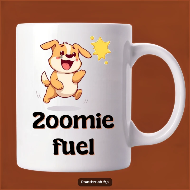 Funny Dog Paint Splat Mug - Hilarious Gift for Energetic Pet Owners