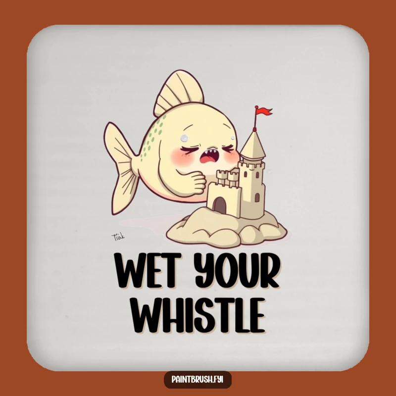 Funny Fish Sculptor Coasters: Protect Surfaces with Artistic Determination