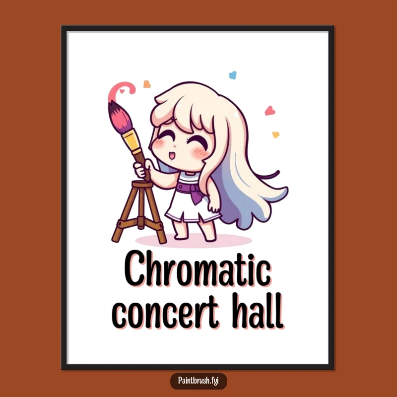 Funny Art Trumpet Poster - Colorful Sound Wave, Hilarious Musician Wall Art