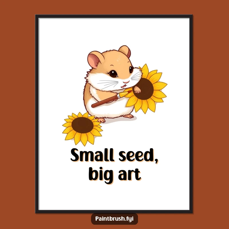 Free Printable Hamster Art: Funny Downloadable Decor for Charming Spaces
