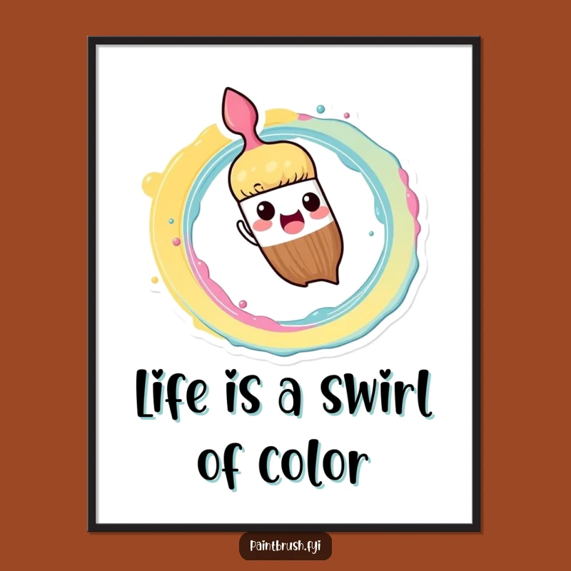 Dynamic Free Printable Wall Art: Spiral Paint Splash - Energetic Downloadable Decor!