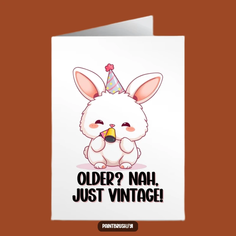Free Printable Birthday Card: Funny Bunny Party Animal for a Hilarious Downloadable Gift