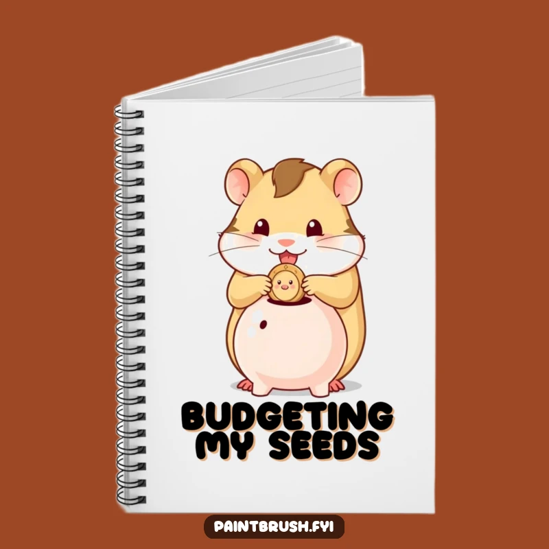 Funny Hamster Saver Notebook: Jot Down Your Savings Goals Gift