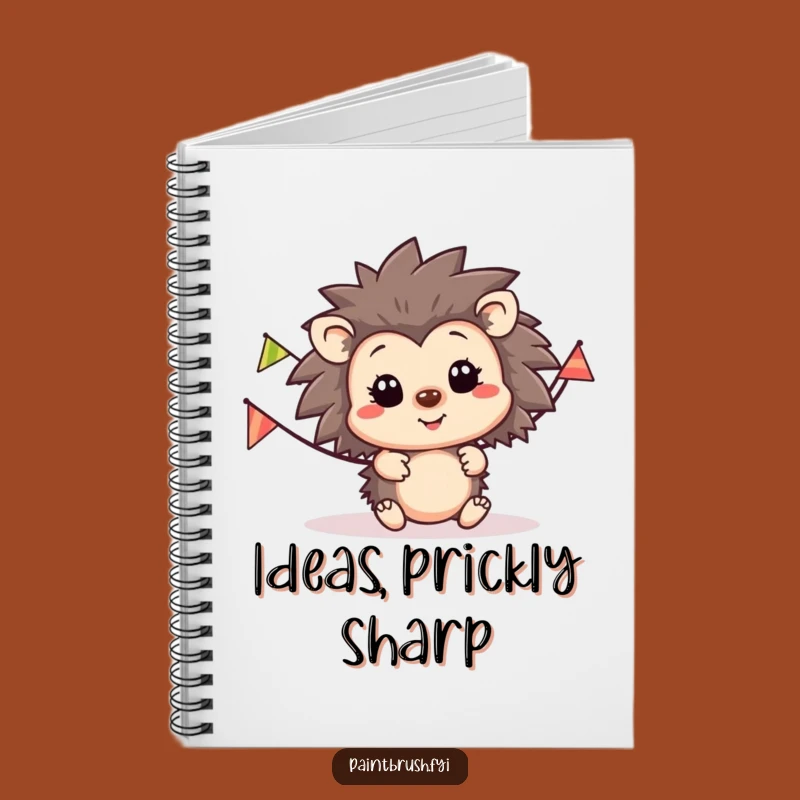 Funny Hedgehog Party Notebook: Happy Character Journal for Notes