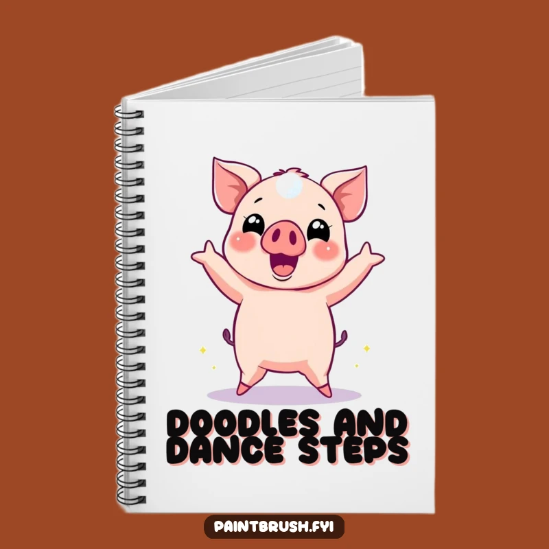 Funny Pig Dance Notebook: Jot Down Groovy Ideas, Creative Funny Gift for Notes!