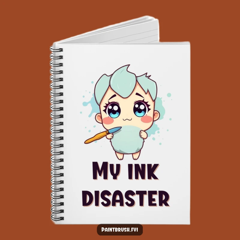 Funny Notebook: Ink Splotch Scare - Great Funny Gift for Notes