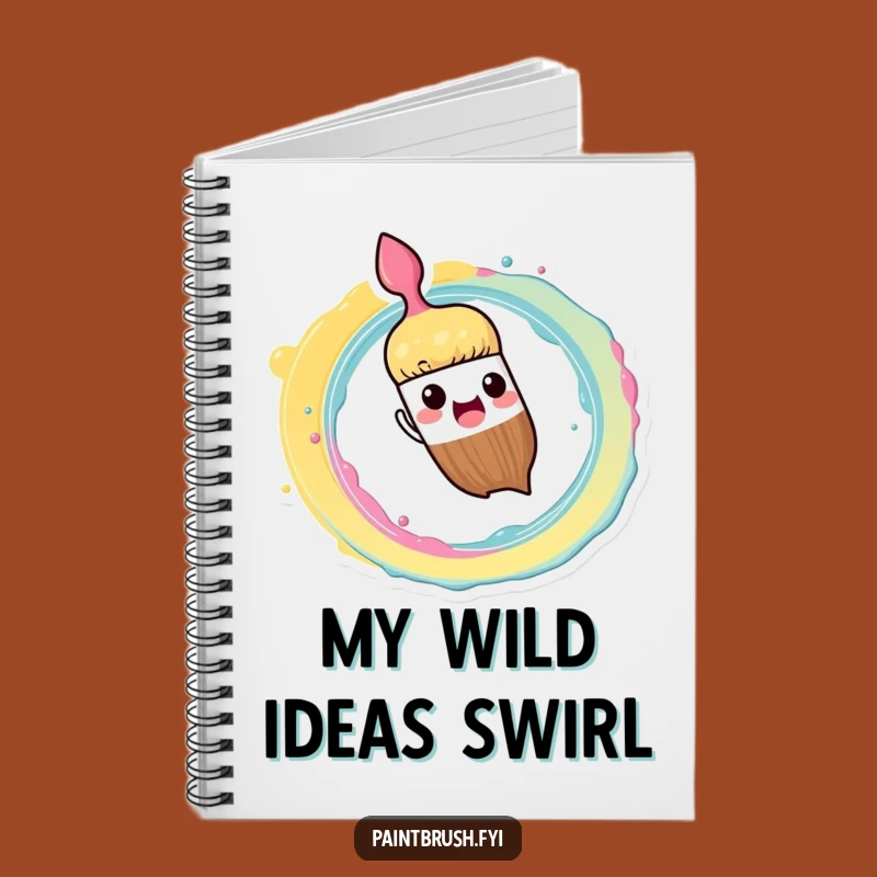 Funny Notebook: Paint Spiral Art - Great Funny Gift for Journaling
