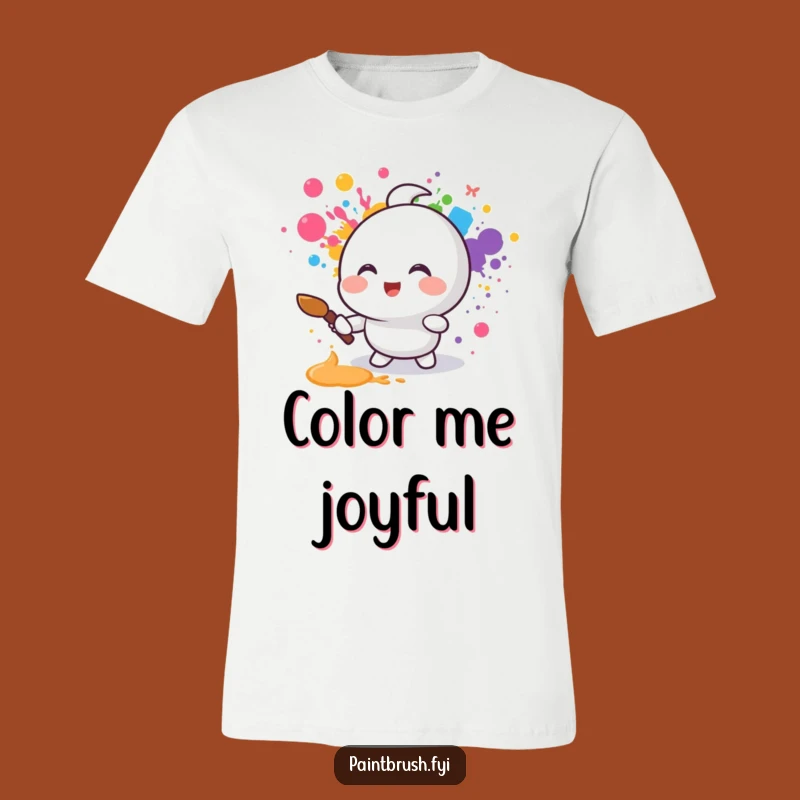 Funny Rainbow Painter T-Shirt - Wear Your Artistic Joy!