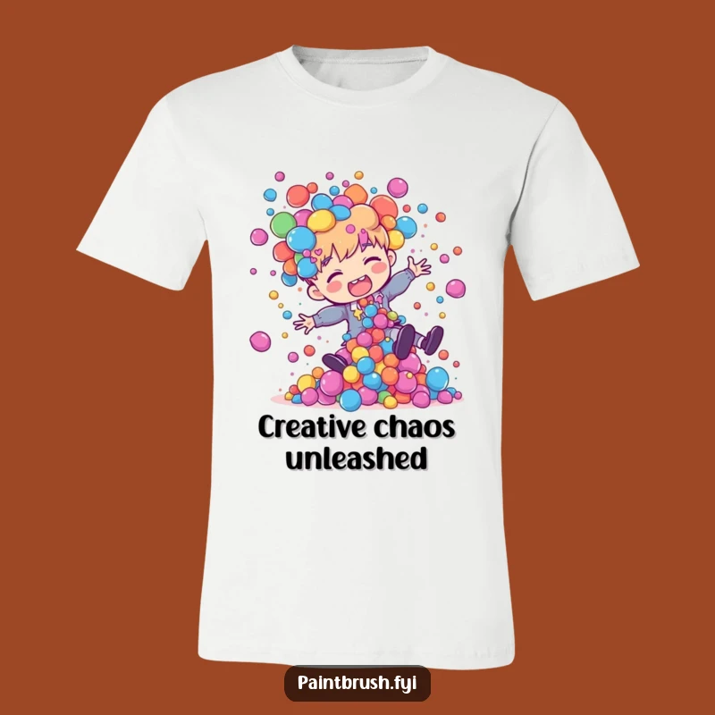 Funny Painter Tripping T-Shirt: Hilarious Art Spill Chaos Tee, Great Funny Gift
