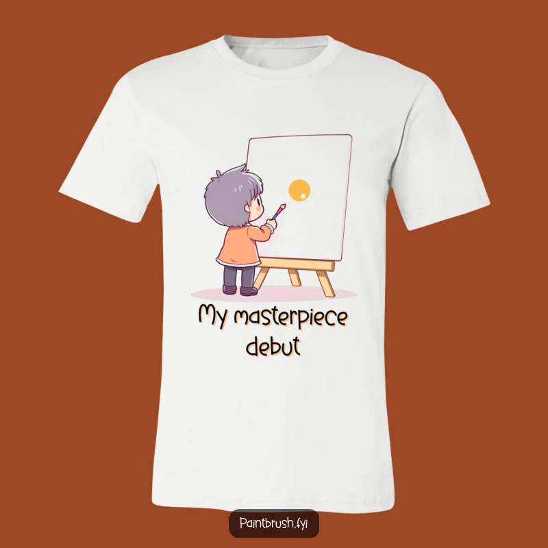 Funny Single Dot Painter T-Shirt: Minimalist Art Tee, Perfect Funny Gift