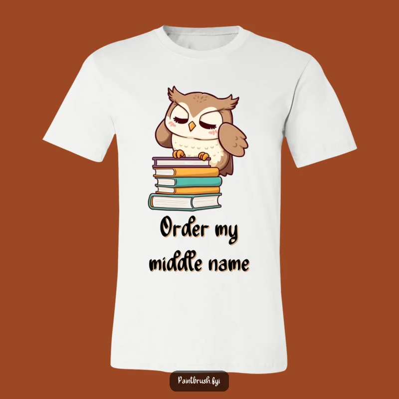 Funny Owl T-Shirt: Meticulous Book Organizer, Hilarious Comfy Tee for Book Lovers