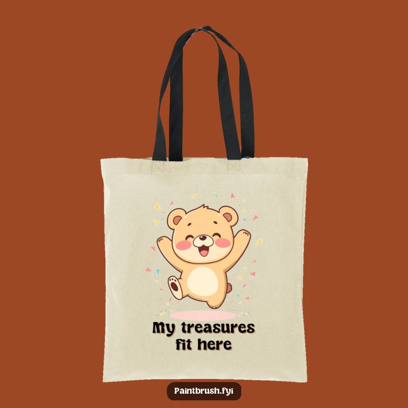 Funny Bear Cub Adventure Tote: Carry Your Cheer, Practical Funny Gift for All!